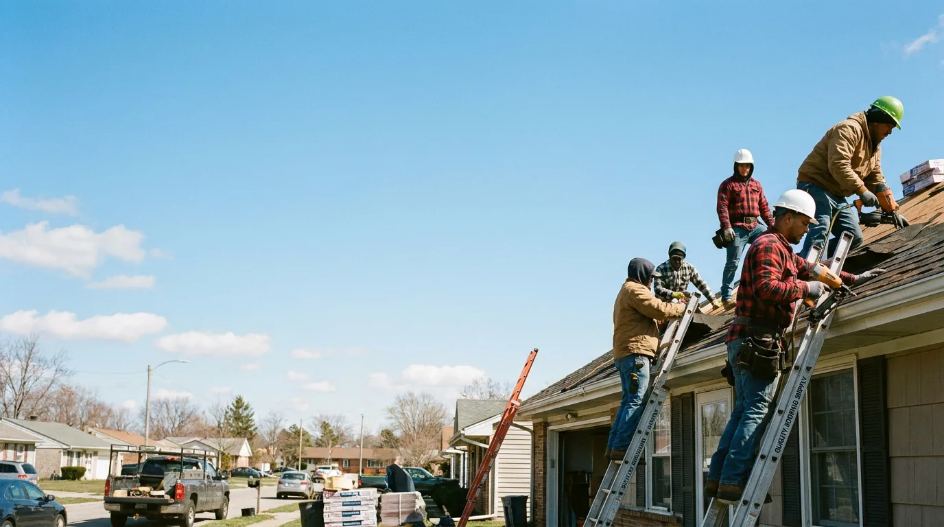 Roofing in Farmersville, IL near me